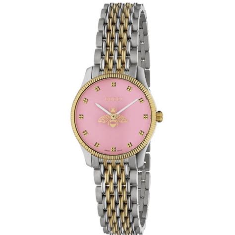 gucci watch pink|gucci g timeless bee watch.